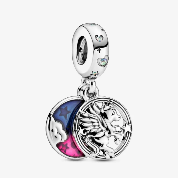 Magical Unicorn Double Pendant Charm