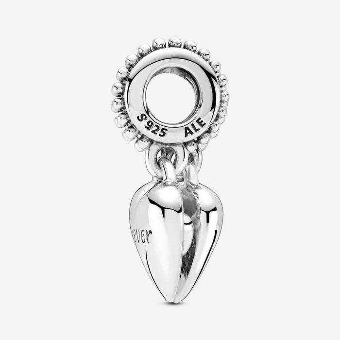 Charm Pendant Hearts Niece and Aunt
