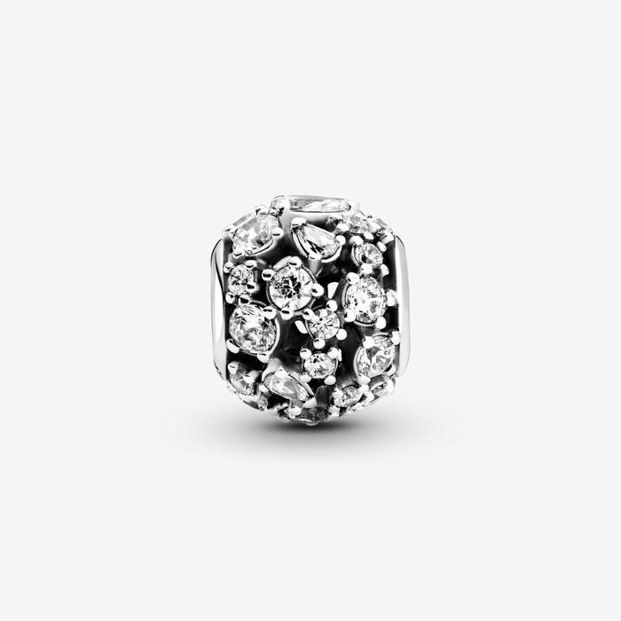 Charm Openwork Round Sparkling