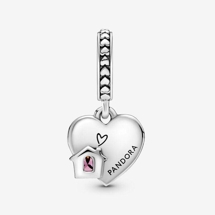 Charm pendente a cuore Love My Home