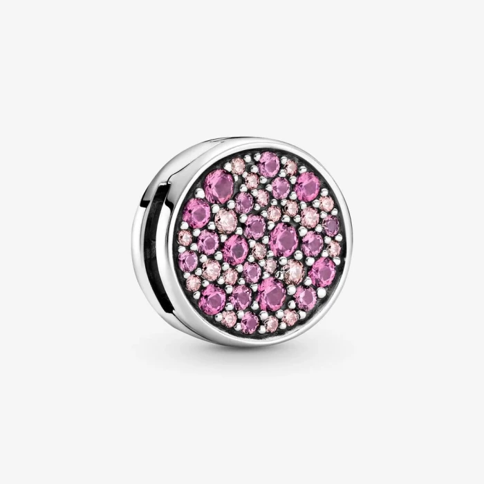 Clip con pavé rosa