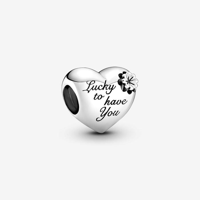 Charm Cuore e Quadrifoglio