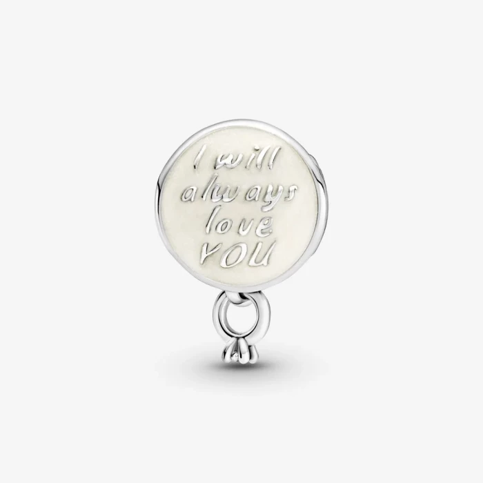 Disney, charm pendente Amore eterno con Mickey Mouse e Minnie