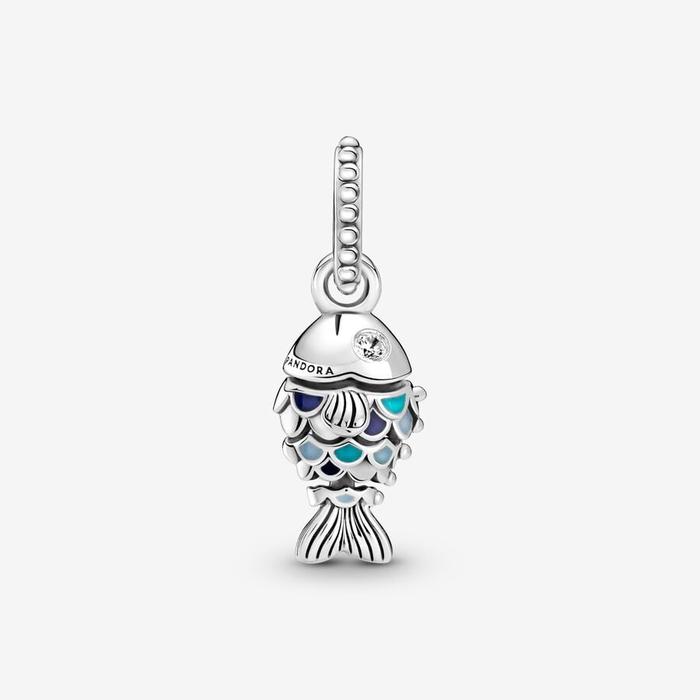 Blue Fish Pendant Charm