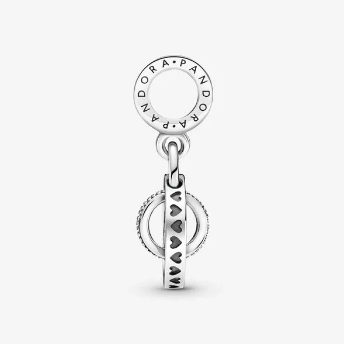 Pandora Logo Circle Pendant Charm