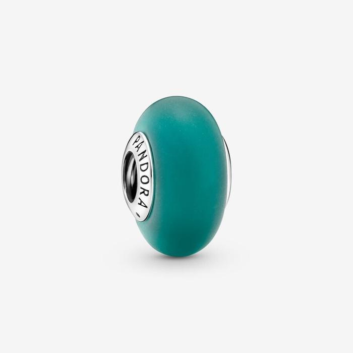 Charm Vetro di Murano Verde Opaco