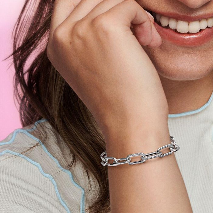 Charm Doppio Link Pietre Luminose Pandora ME