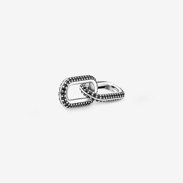 Charm Doppio Link Pietre Luminose Nere Pandora ME
