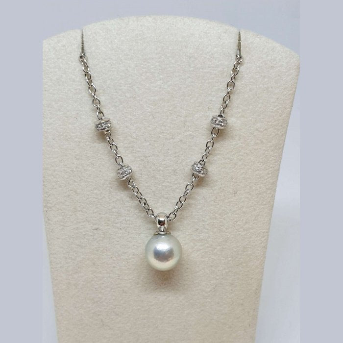 Pearl and bracelet choker