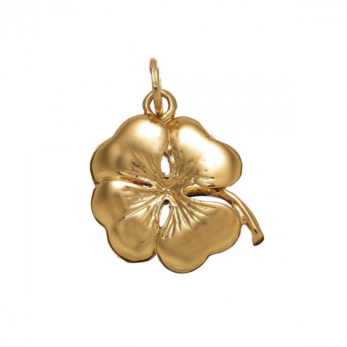 CHARM QUADRIFOGLIO GRANDE DORATO