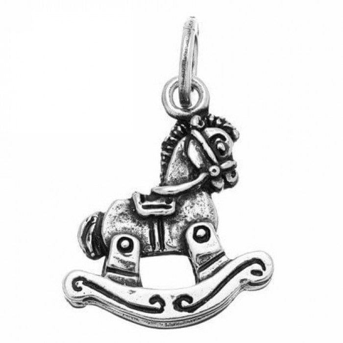 Charm cavallo a dondolo
