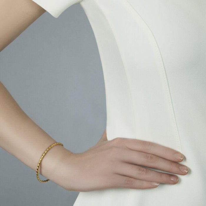 Bangle a Spirale Placcato Oro S