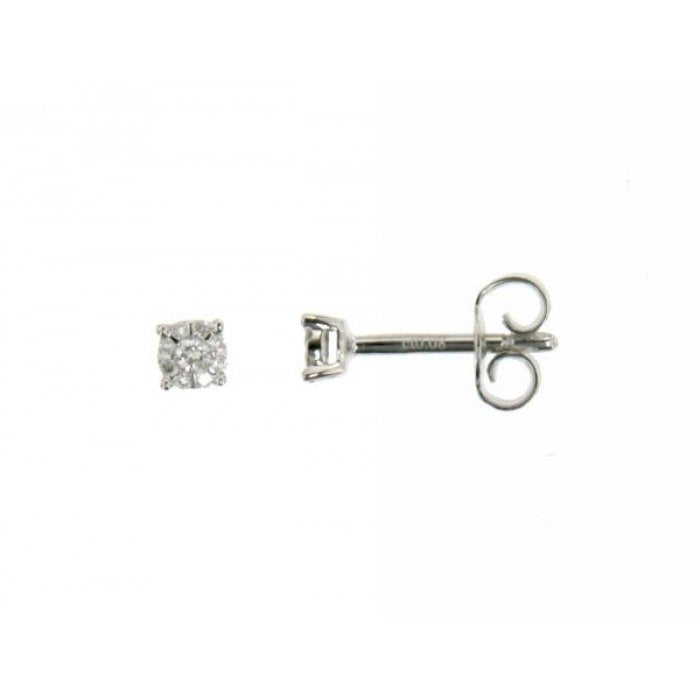 ORECCHINI PUNTO LUCE PAVE' BR
