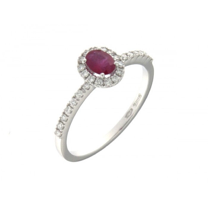 Anello rubino e br