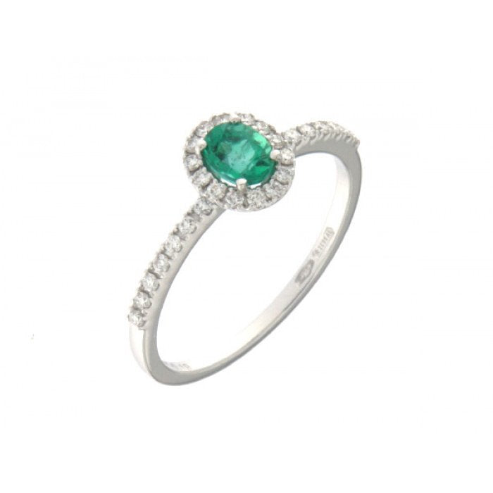 Anello smeraldo e br