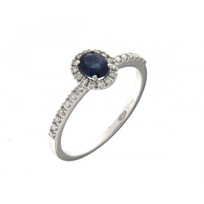 Anello zaffiro e br