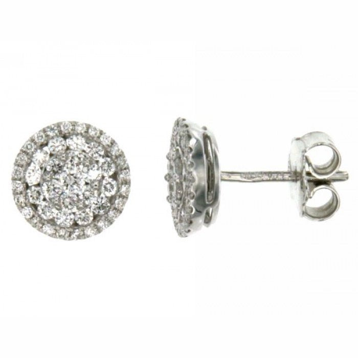 Flower hoop earrings br