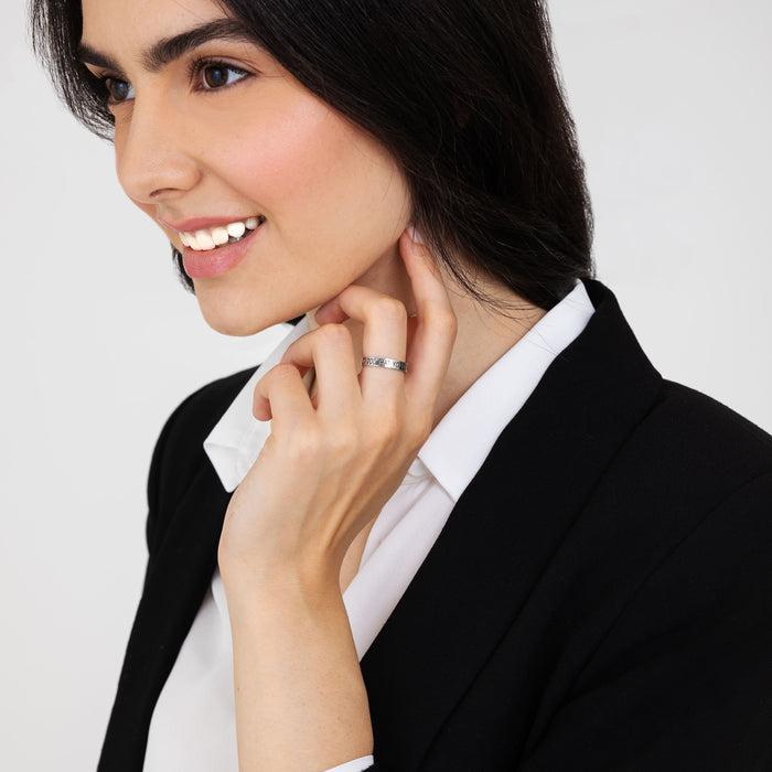 ANELLO DONNA IN ACCIAIO DO WHAT YOU LOVE