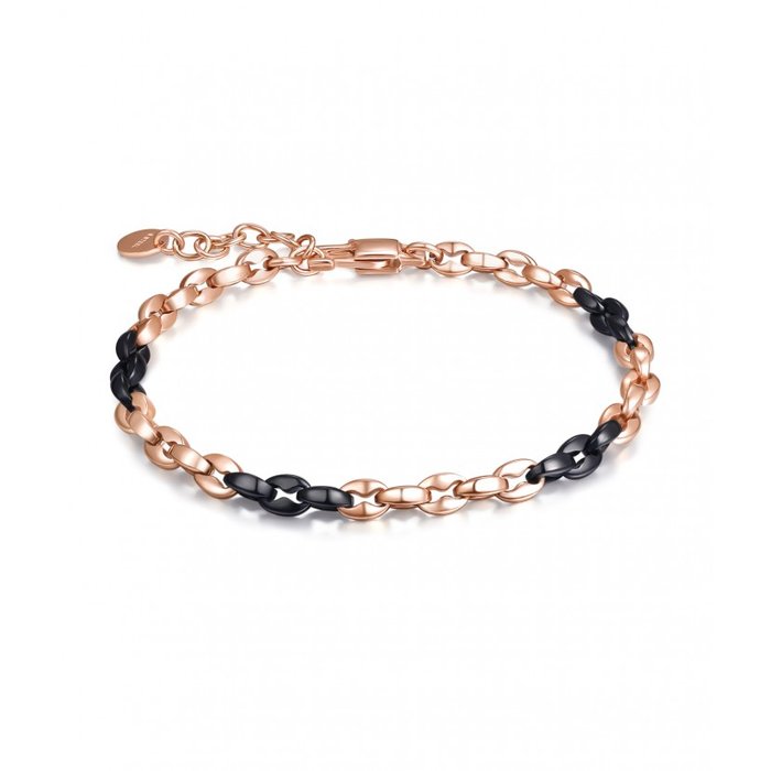 Bracciale Con Elementi Rosè E Neri