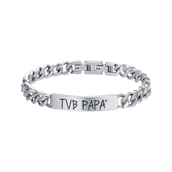 TVB PAPA' MEN'S STEEL BRACELET