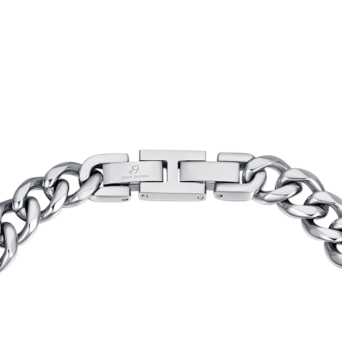 MEN'S BRACELET IN STEEL CHAIN ​​MESH SILVER