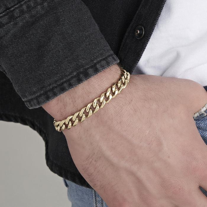 MEN'S BRACELET IN STEEL CHAIN ​​MESH SILVER