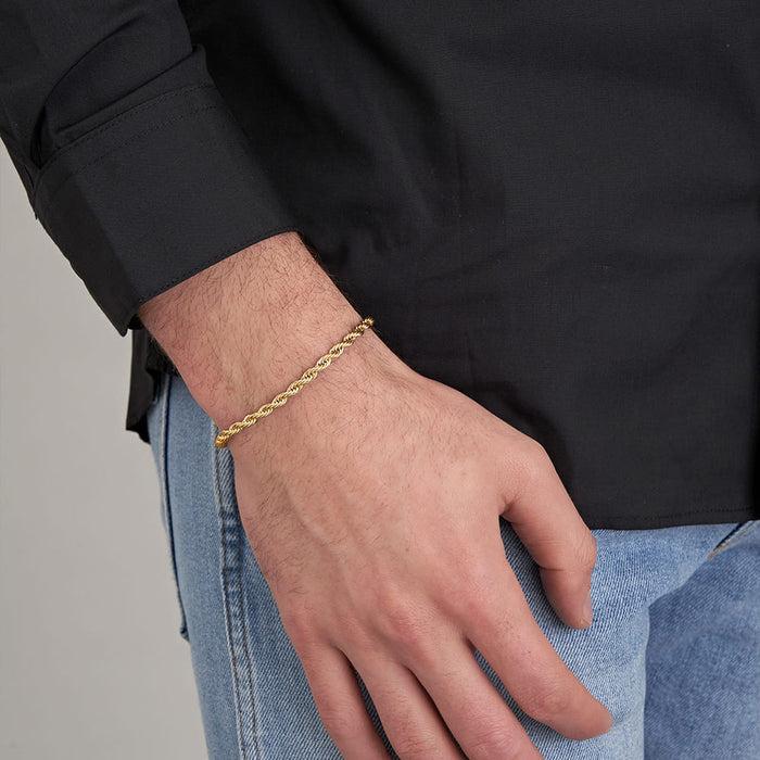MEN'S BRACELET IN STEEL THIN MESH