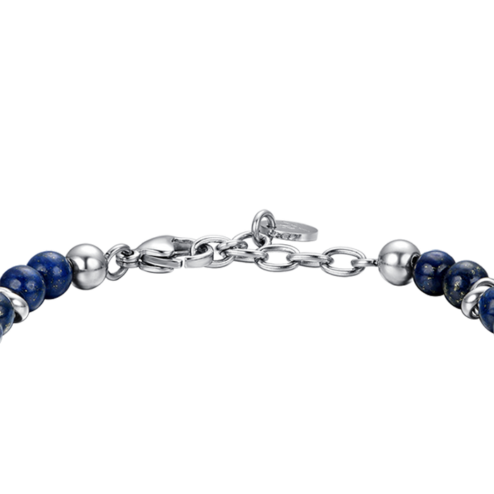 BRACCIALE UOMO IN ACCIAIO SEGUI SEMPRE LA STRADA CHE TI RENDE FELICE