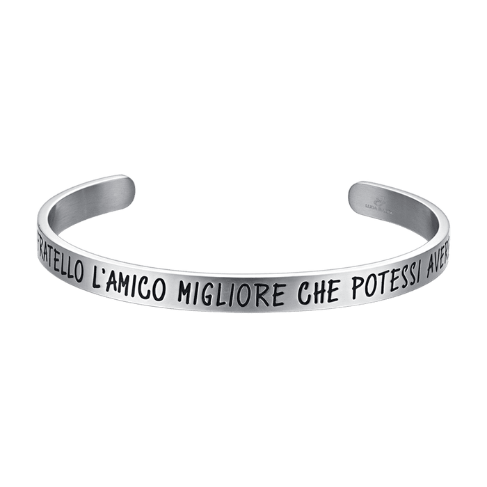 MEN'S BRACELET IN STEEL BROTHER THE BEST FRIEND YOU COULD HAVE