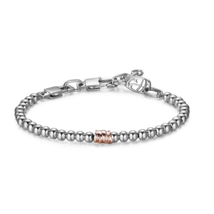 Bracciale In Acciaio Con Elemento Rosè - gioielleriaperdichizzi.it