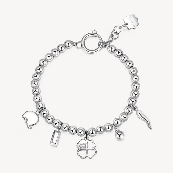 BRACELET CHAKRA TRÈFLE À QUATRE FEUILLES