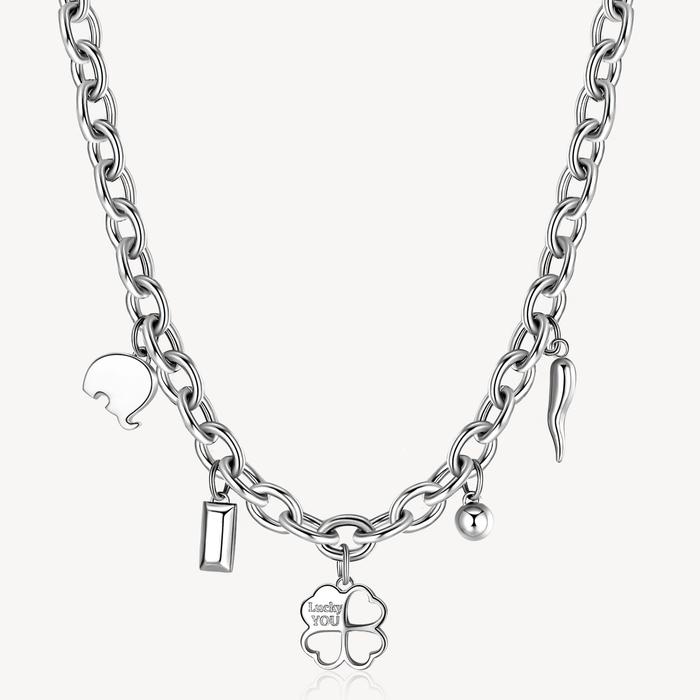 Collana CHAKRA QUADRIFOGLIO