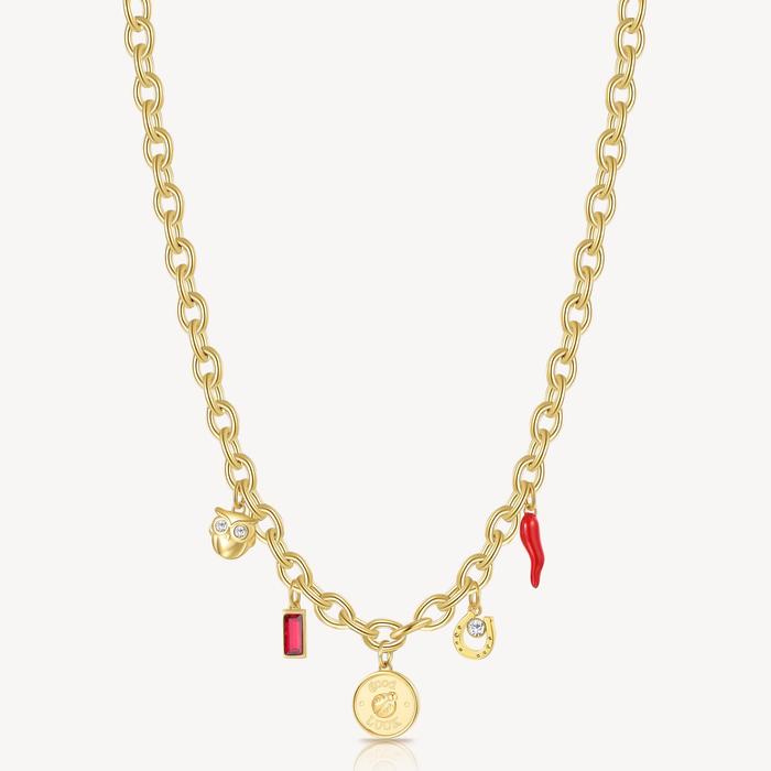 Collana CHAKRA COCCINELLA