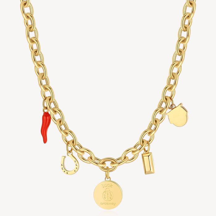 Collana CHAKRA COCCINELLA