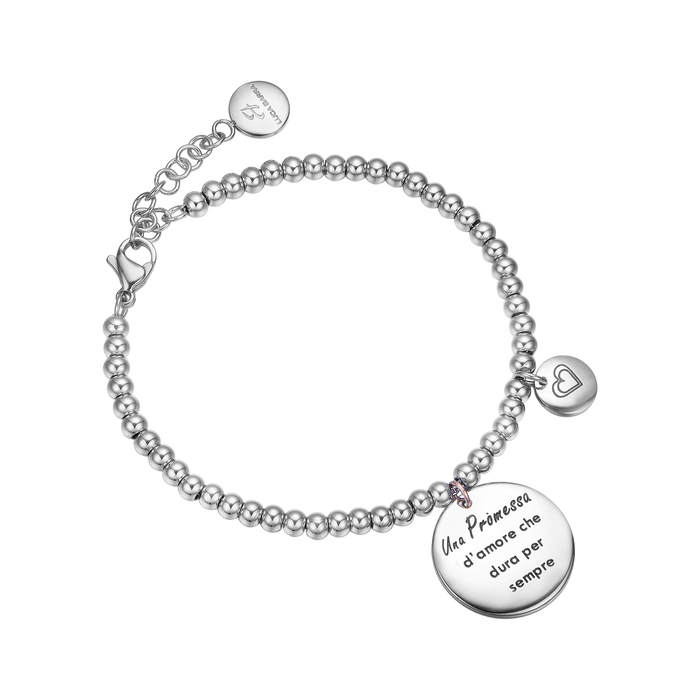 BRACELET EN ACIER UNE PROMESSE D'AMOUR QUI DURE POUR TOUJOURS