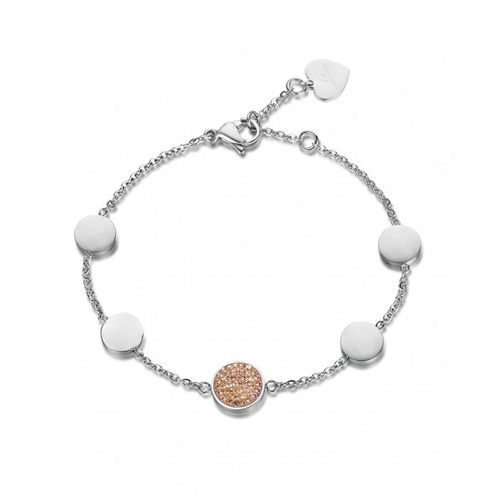 Bracciale Con Cristalli Champagne