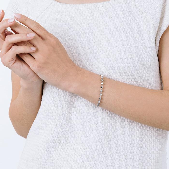 BRACELET FEMME EN ACIER POUR CHARMS