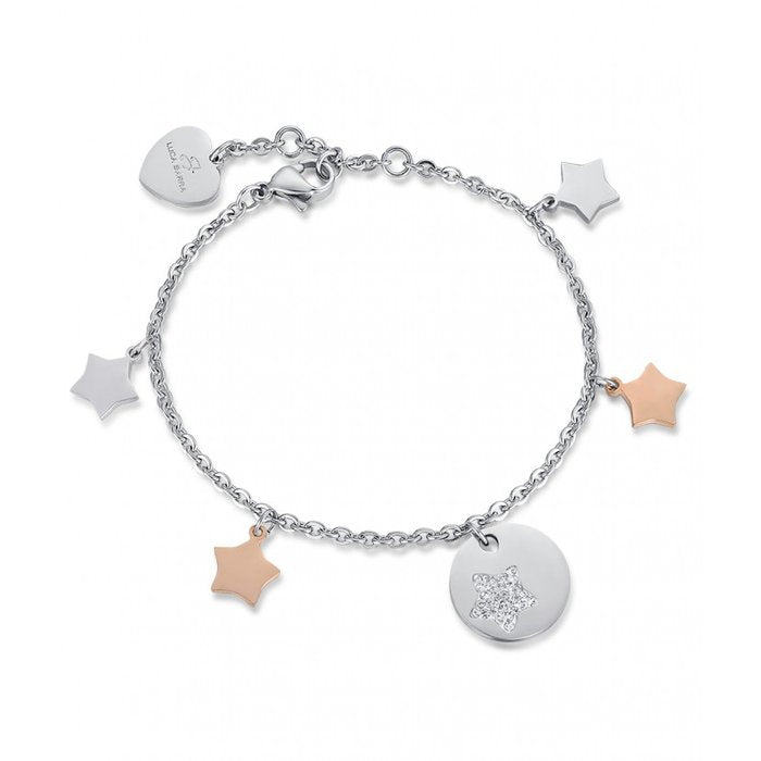 Bracciale Con Stella Con Cristalli Bianchi