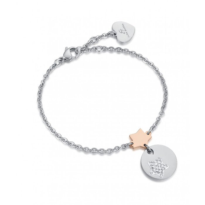 Bracciale Con Stella Con Cristalli Bianchi
