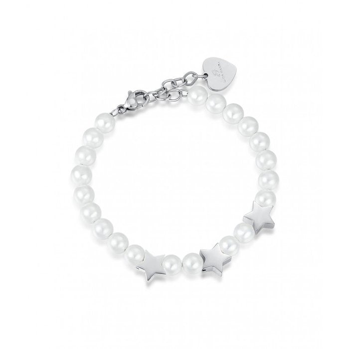 Bracciale con perle e stelle