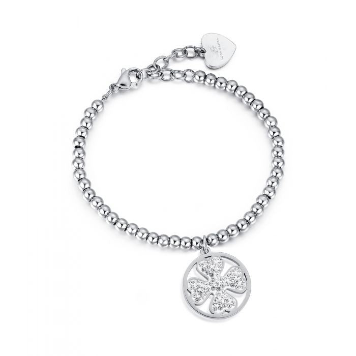 Bracelet trèfle à quatre feuilles