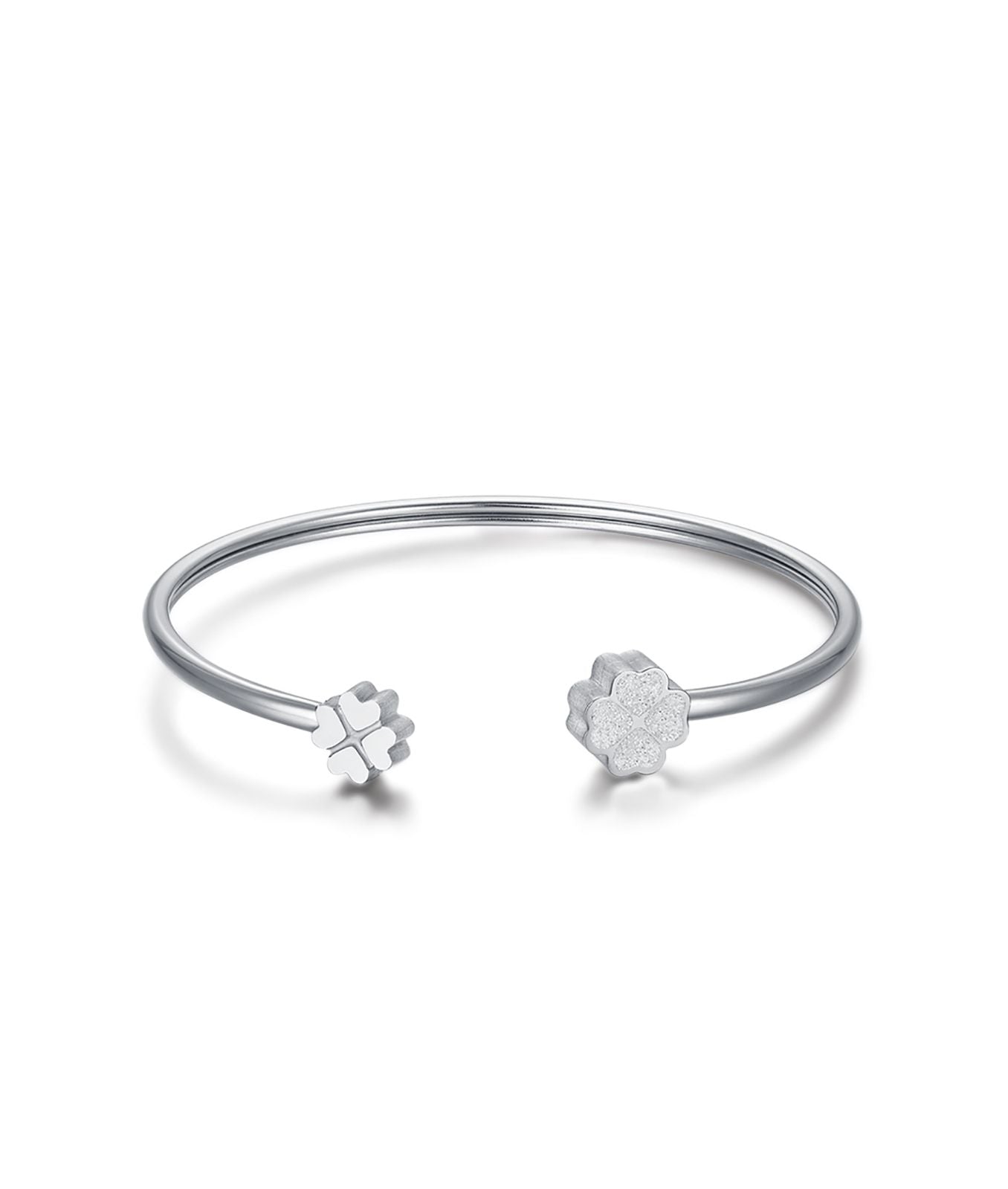 Bracciale quadrifogli con glitter - gioielleriaperdichizzi.it