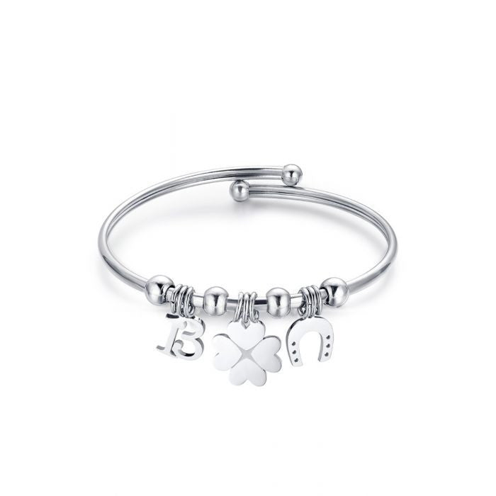 Bracciale Con Ferro Di Cavallo, Quadrifoglio E 13