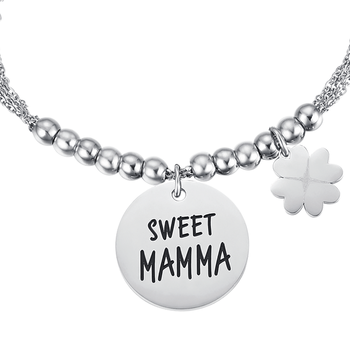 SWEET MOM STEEL BRACELET FOR WOMEN