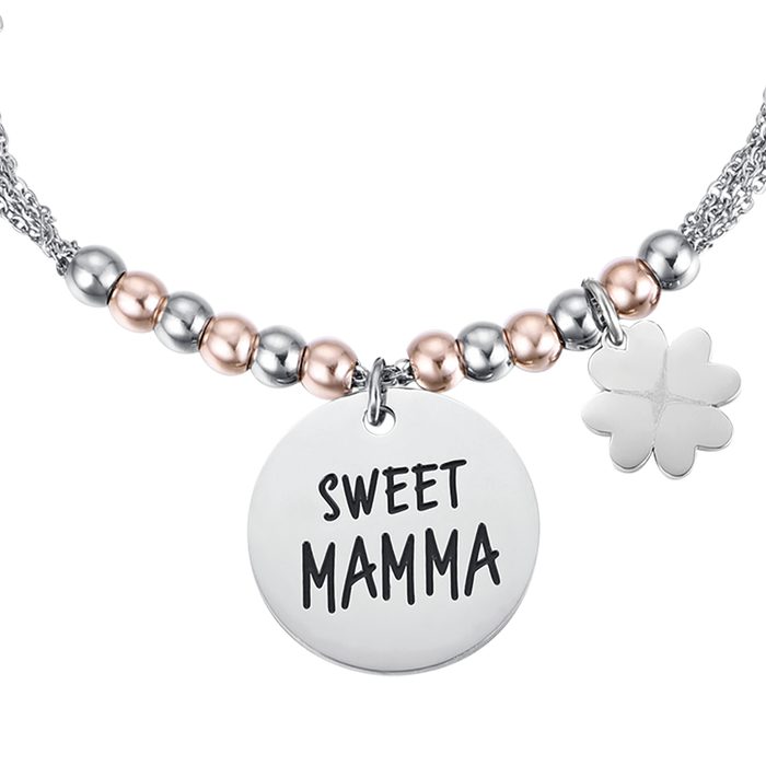 SWEET MOM STEEL BRACELET FOR WOMEN
