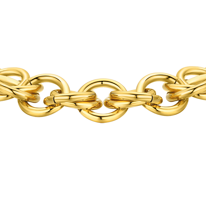 IP GOLD STEEL BRACELET
