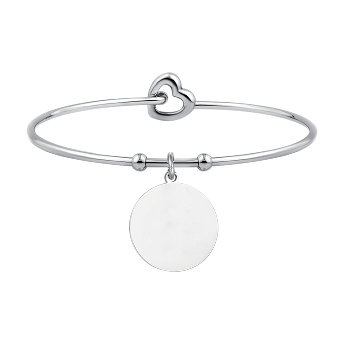 BRACCIALE DONNA PERSONALIZZATO IN ACCIAIO CERCHIO