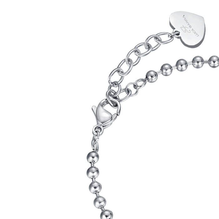 BRACCIALE DONNA PERSONALIZZATO IN ACCIAIO CON PIASTRA