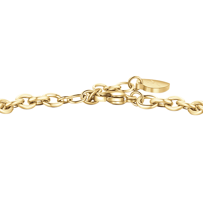 BRACCIALE DONNA IN ACCIAIO DORATO CON FARFALLA