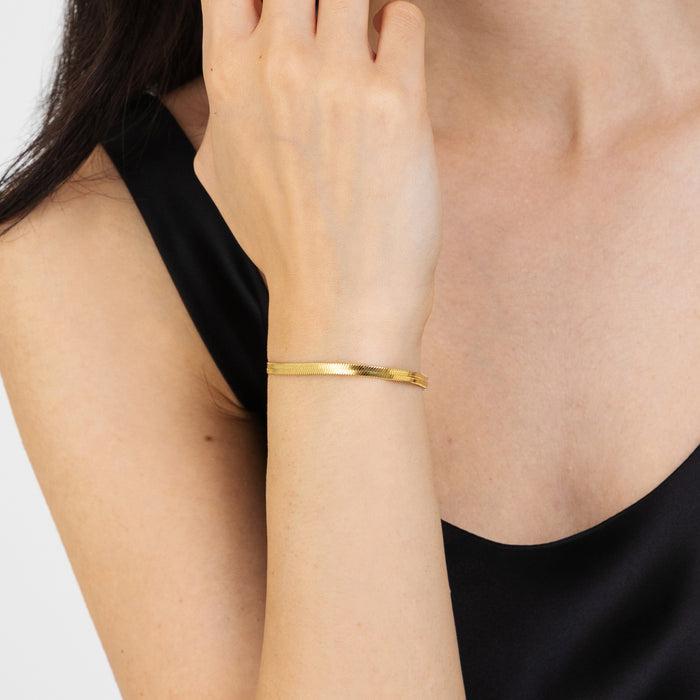 WOMEN'S BRACELET IN GOLDEN STEEL